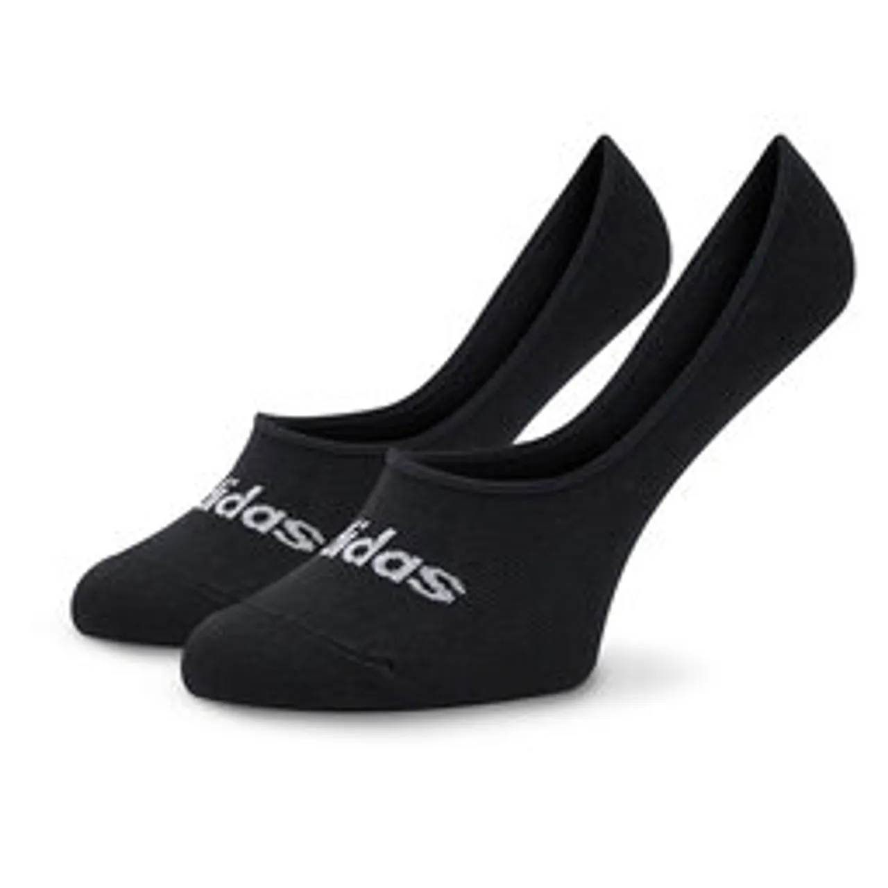 2er-Set Unisex-Sneakersocken adidas Thin Linear Ballerina IC1295 White/Black