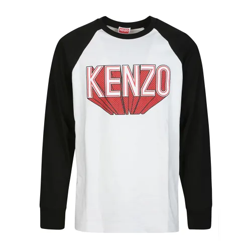 3D Raglan Langarm T-Shirt Kenzo