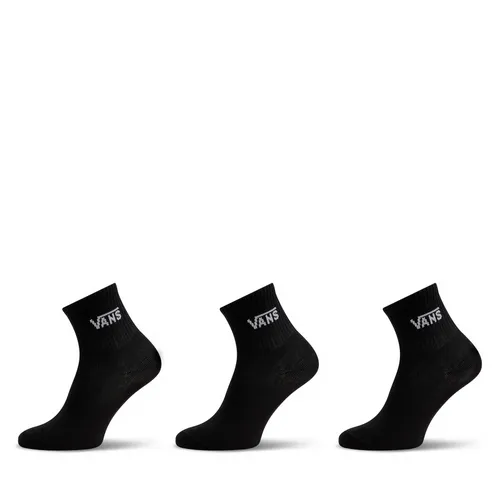 3er-Set hohe Damensocken Vans Classic Half Crew Sock VN00073EBLK1 Black