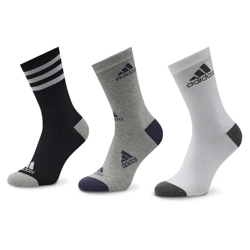 3er-Set hohe Unisex-Socken adidas Graphic HN5736 Black/White/Medium Grey Heather