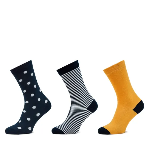 3er-Set hohe Unisex-Socken Pepe Jeans Dot Cr 3P PLU30006 Ochre Yellow 97