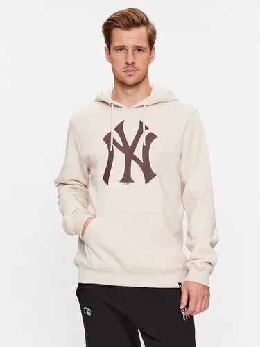 47 Brand Sweatshirt New York Yankees BB017PEMIBR600207BN Écru Regular Fit