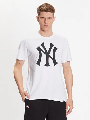 47 Brand T-Shirt MLB New York Yankees Imprint 47 Echo Tee BB017TEMIME544103WW Weiß Regular Fit