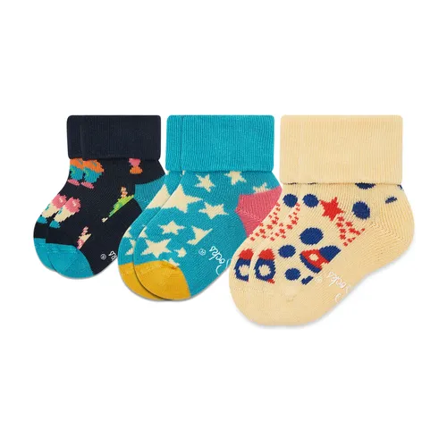 4er-Set hohe Kindersocken Happy Socks XKFNT08-6500 Kolorowy