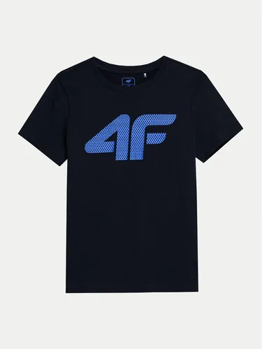 4F T-Shirt 4FJWSS24TTSHM1115 Dunkelblau Regular Fit