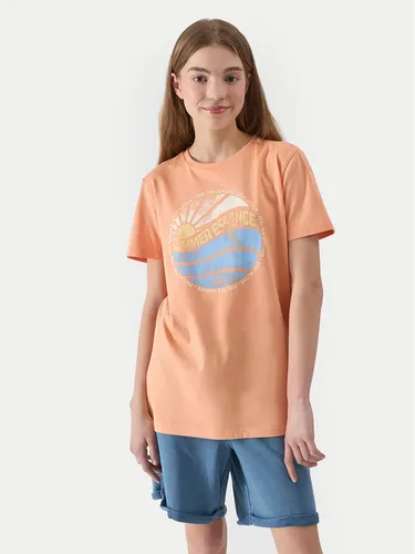 4F T-Shirt 4FJWSS24TTSHM1135 Orange Regular Fit
