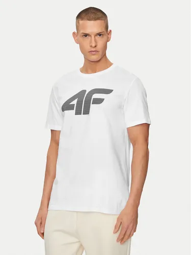 4F T-Shirt 4FWSS24TTSHM1155 Weiß Regular Fit