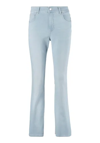 5-Pocket-Jeans ANGELS "LENI" Gr. 42, Länge 31, bleachblue Damen Jeans Röhrenjeans