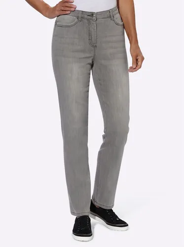 5-Pocket-Jeans CASUAL LOOKS Gr. 205, E x trakurzgrößen, grau (grey, denim) Damen Jeans 5-Pocket-Jeans