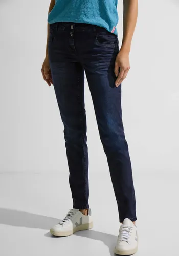 5-Pocket-Jeans CECIL Gr. 36, Länge 30, blau (blue black) Damen Jeans Weite