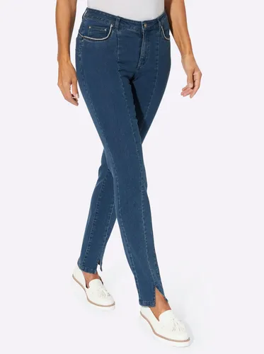 5-Pocket-Jeans INSPIRATIONEN Gr. 36, Normalgrößen, blau (blue, stone, washed) Damen Jeans 5-Pocket-Jeans