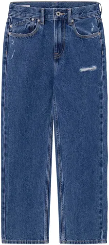 5-Pocket-Jeans PEPE JEANS "LOOSE REPAIR" Gr. 14, N-Gr, blau (dark blue) Jungen Jeans
