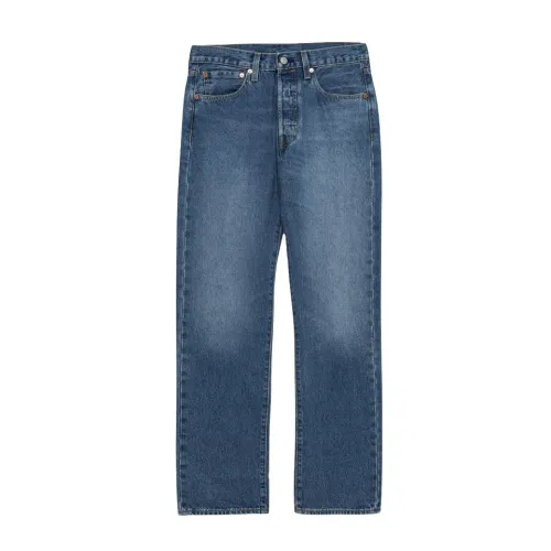 501 Original Jeans in mittelgewaschener Denim Levi's