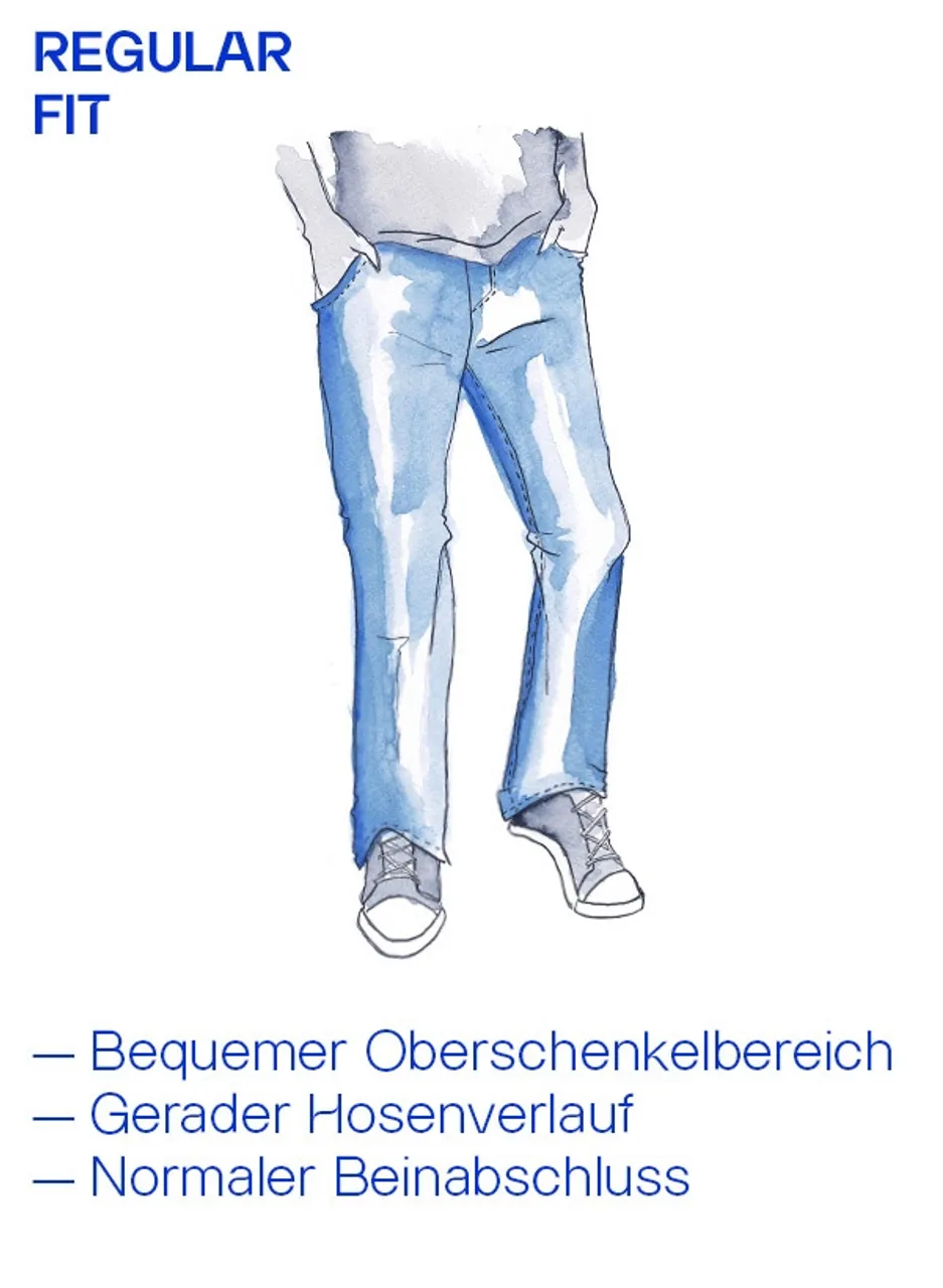 7 for all mankind Herren Jeans blau Baumwoll-Stretch