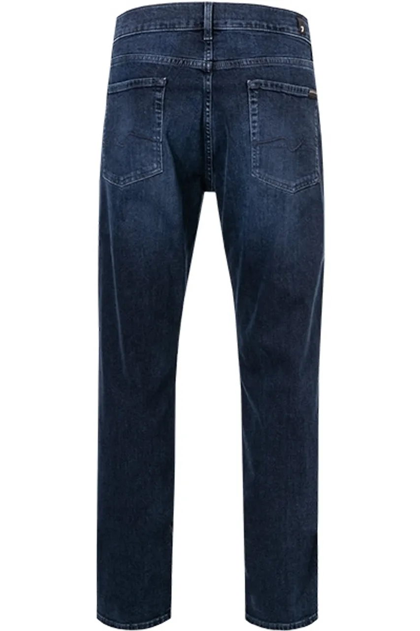 7 for all mankind Herren Jeans blau Baumwolle