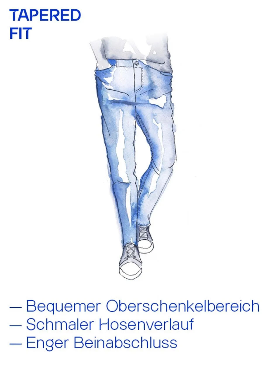 7 for all mankind Herren Jeans blau Baumwolle