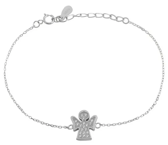 Adelia´s Armband keine Engel aus 925 Silber mit Zirkonia 19 cm
