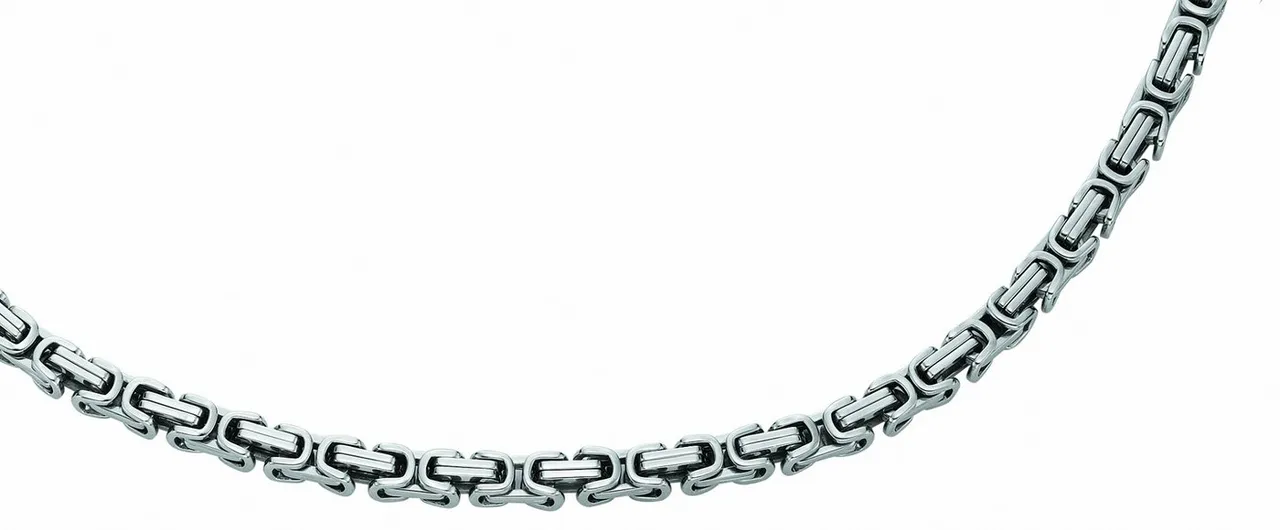 Adelia´s Edelstahlarmband Edelstahl Königskette Armband 21 cm, Edelstahlschmuck für Herren