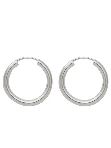 Adelia´s Paar Ohrhänger 925 Silber Ohrringe Creolen Ø 20 mm, Silberschmuck für Damen