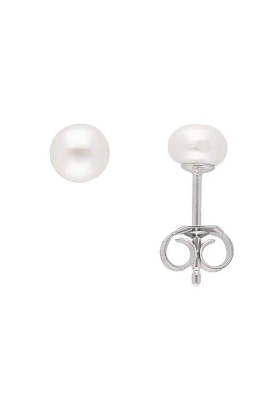 Adelia´s Paar Ohrhänger 925 Silber Ohrringe Ohrstecker mit Süßwasser Zuchtperle, mit Süßwasser Zuchtperle Silberschmuck für Damen