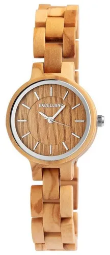 Adelia´s Quarzuhr Armbanduuhr Excellanc Damen Armbanduhr aus Holz / Holzarmbanduhr, Holzarmbanduhr