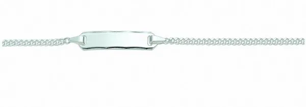 Adelia´s Silberarmband 925 Silber Flach Panzer Armband 14 cm Ø 1,8 mm, Silberschmuck für Damen