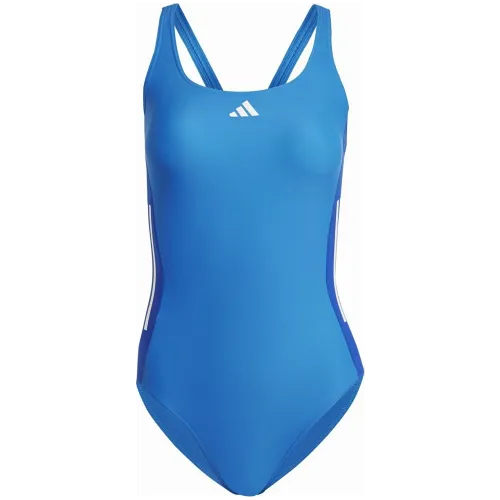 Adidas 3-Streifen Colorblock Badeanzug Damen blau