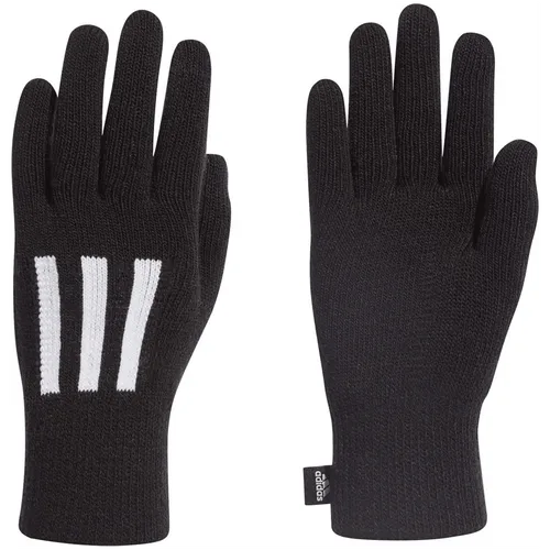 Adidas 3-Streifen Conductive Handschuhe schwarz