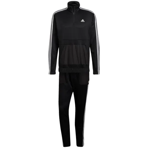 Adidas AEROREADY Tricot Quarter-Zip Trainingsanzug Herren schwarz