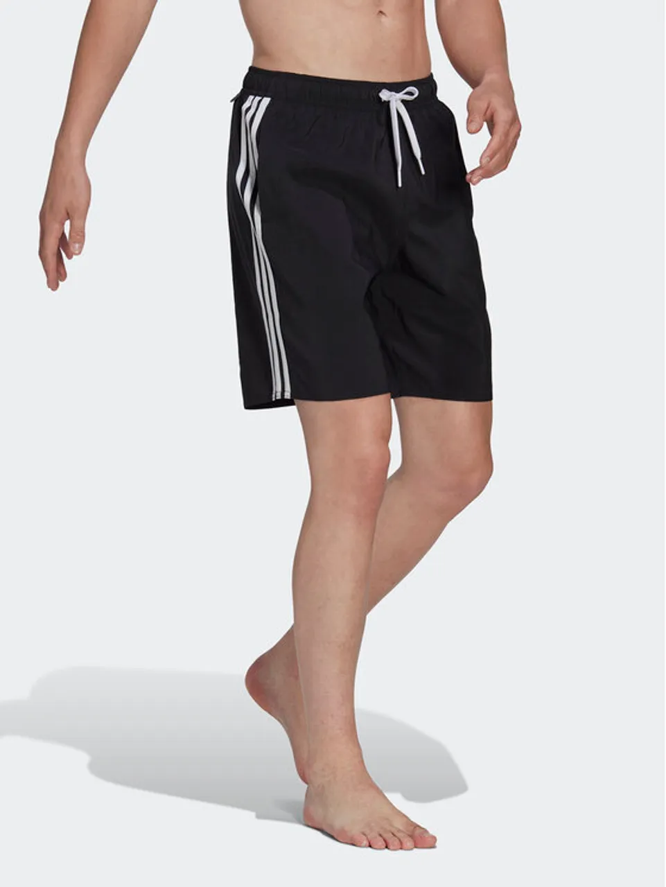adidas Badeshorts 3-Stripes CLX HT4358 Schwarz Regular Fit