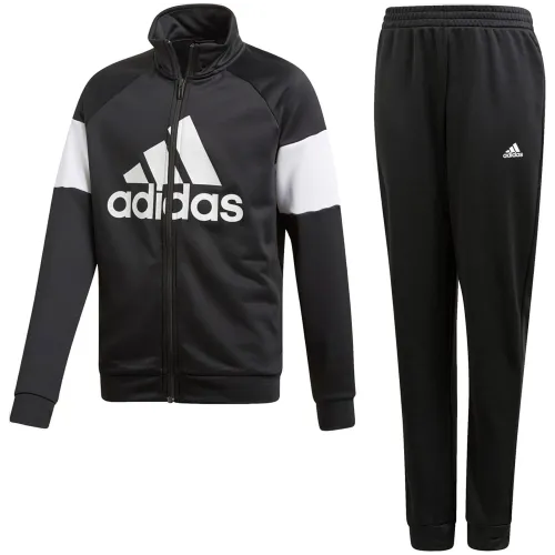 Adidas Badge of Sport Trainingsanzug Jungen schwarz