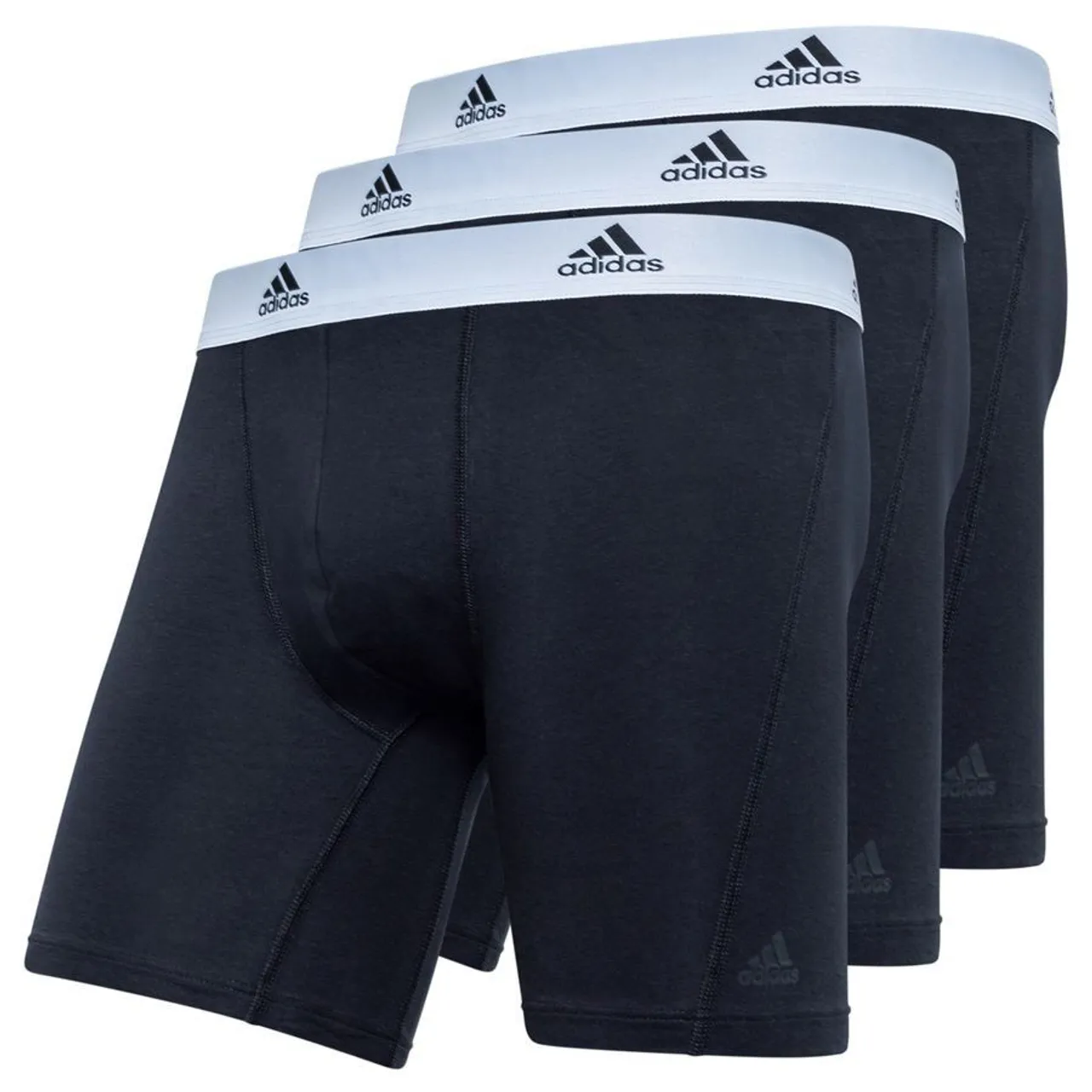 adidas Boxer Shorts Brief 3er-Pack - Schwarz/Weiß