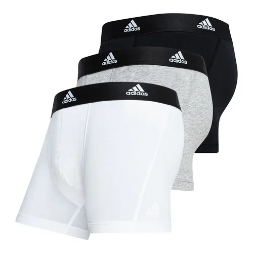adidas Boxershorts 3er-Pack - Weiß/Schwarz/Grau