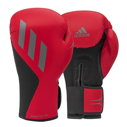 Adidas Boxhandschuhe "Speed Tilt 150", 8 oz., Rot-Schwarz