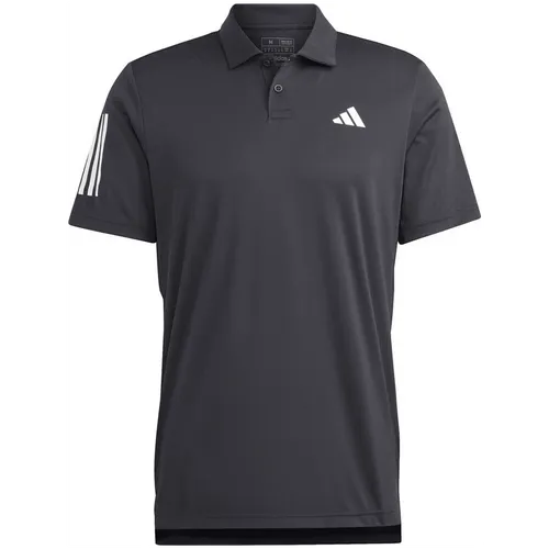 Adidas Club 3-Streifen Tennis Poloshirt Herren schwarz