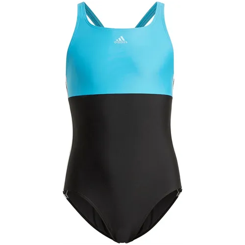 Adidas Colorblock 3-Streifen Badeanzug Mädchen schwarz