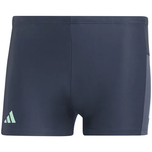 Adidas Colorblock 3-Streifen Boxer-Badehose Herren blau