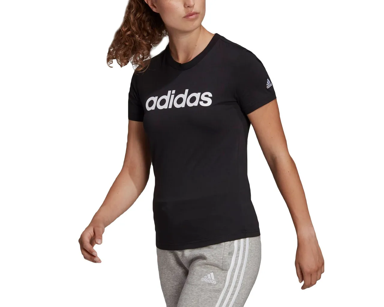 adidas Damen Essentials Slim Langarm T-Shirt