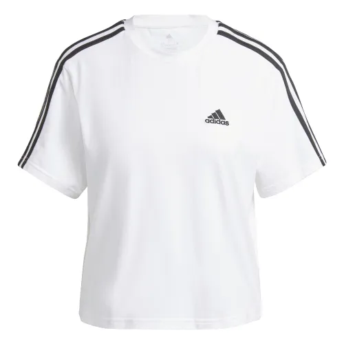 Adidas Damen T-Shirt (Short Sleeve) W 3S Cr Top