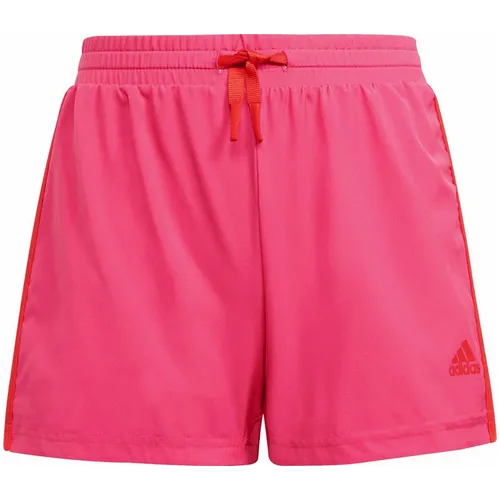 Adidas Designed To Move 3-Streifen Shorts Mädchen pink