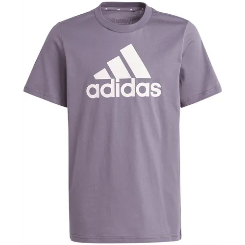 Adidas Essentials Big Logo Cotton T-Shirt Kinder lila