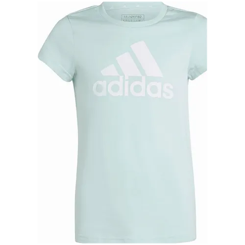 Adidas Essentials Big Logo Cotton T-Shirt Mädchen türkis