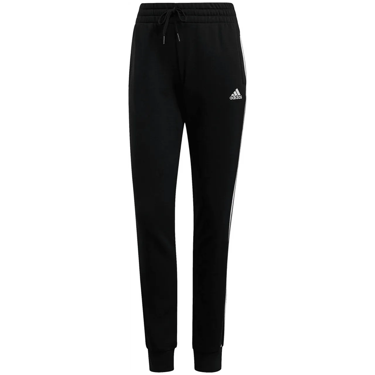 Adidas Essentials French Terry 3-Streifen Hose Damen schwarz