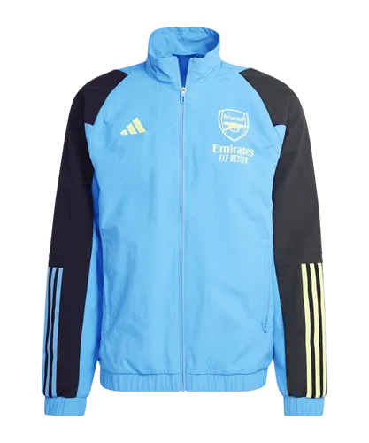 adidas FC Arsenal London Prematch Jacke 2023/2024 Blau
