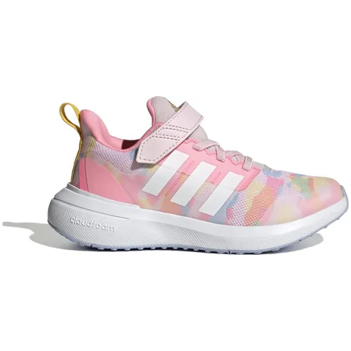 Adidas FortaRun 2.0 Cloudfoam Elastic Lace Top Strap Schuh Kinder pink