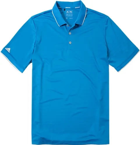 adidas Golf Herren Polo-Shirt blau Mikrofaser