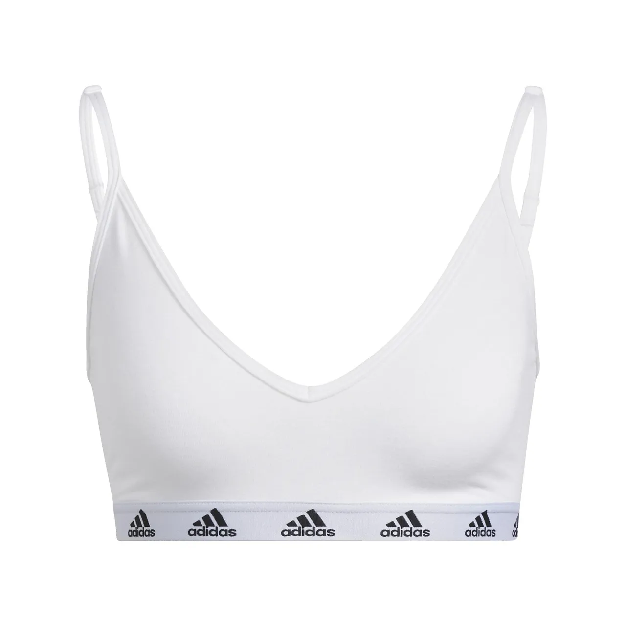Adidas HG3783 EVYDY Cotton B Sports Bra Women's White XLDD