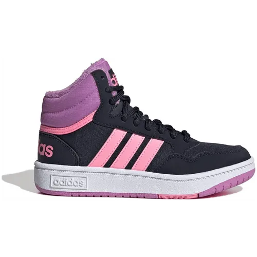 Adidas Hoops Mid Lifestyle Basketball Lace Schuh Kinder blau