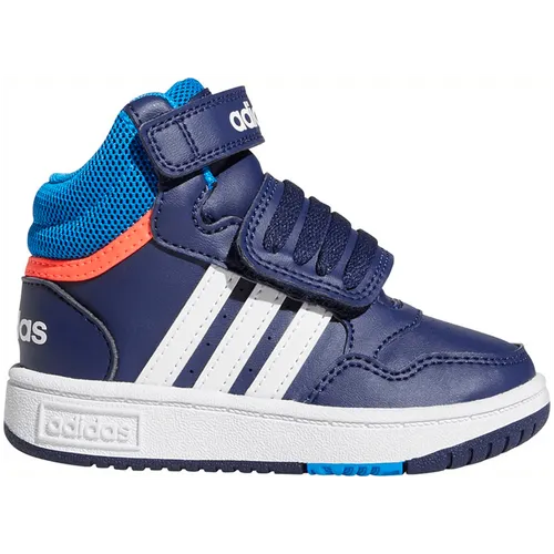 Adidas Hoops Mid Schuh Kinder blau