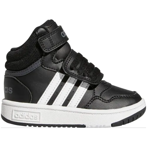 Adidas Hoops Mid Schuh Kinder schwarz